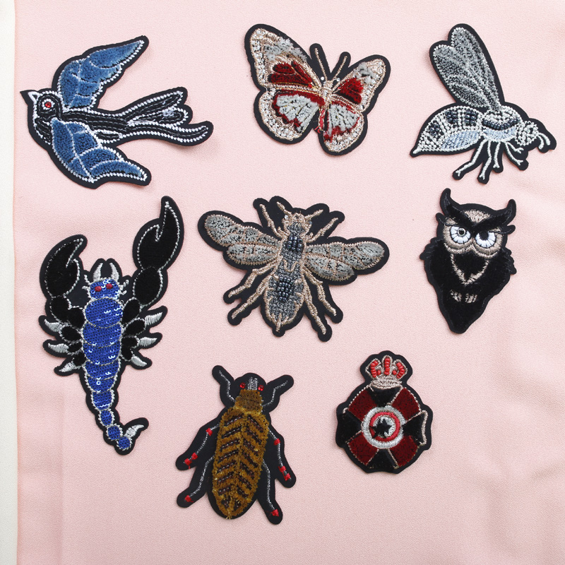 High Quality Embroidered Custom Embroidery Patch and Woven Iron On Patches For Clothing
